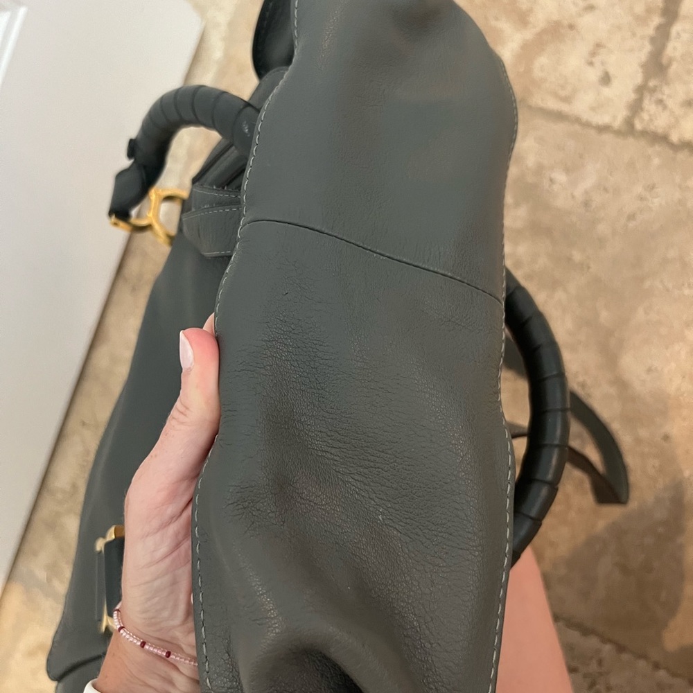 Chloe “Marcie” satchel bag in grey. Beautiful bag, excellent used condition! - Picture 13 of 15
